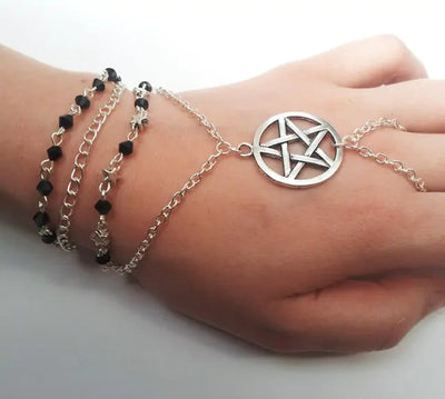 Bohemian Gold Finger Bracelet